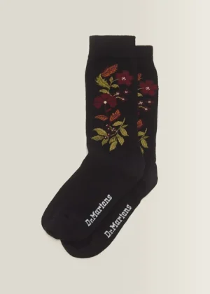 Dr Martens Floral Socks Organic Cotton
