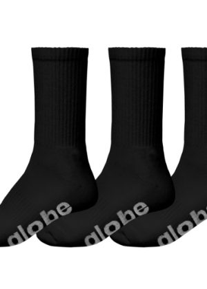 Globe Stealth OG Crew Socks 3 Pack Black